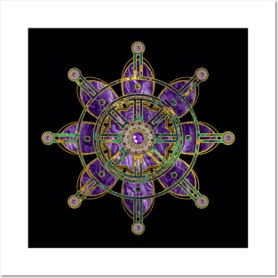 Dharma Wheel  - Dharmachakra Posters and Art